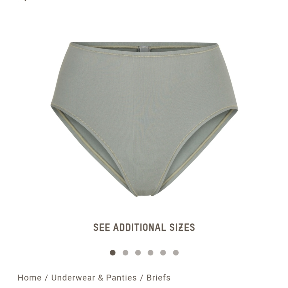 SKIMS COTTON JERSEY FULL BRIEF | MINERAL